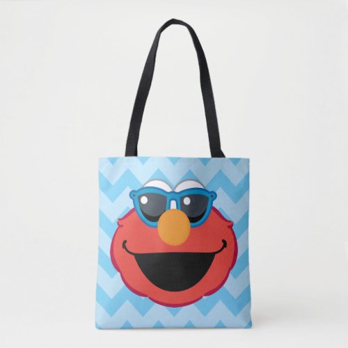 Elmo  Smiling Face with Sunglasses Tote Bag