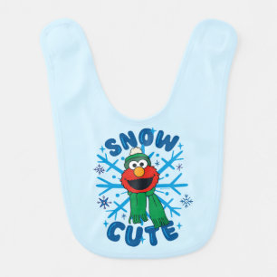Elmo Snow Cute Baby Bib