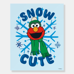 Elmo Snow Cute Foam Board