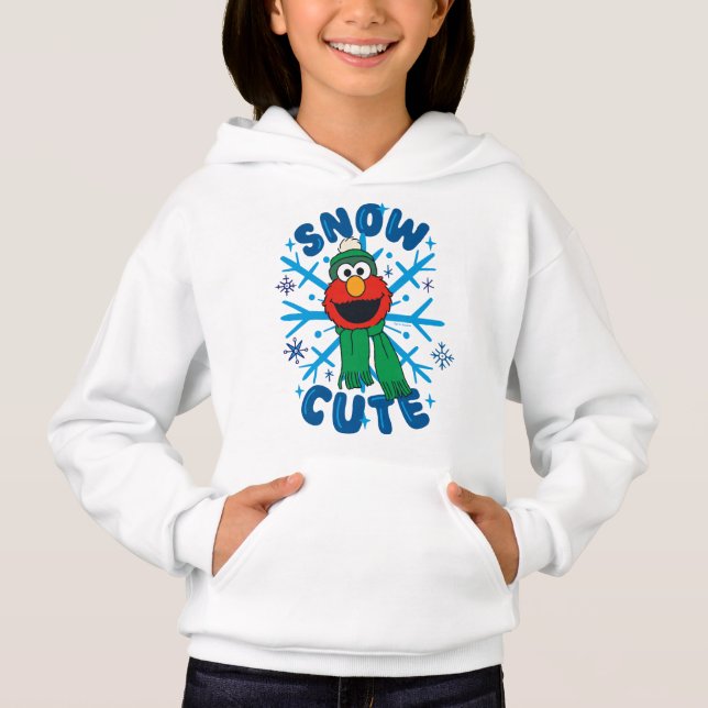 Elmo Snow Cute Hoodie (Front)
