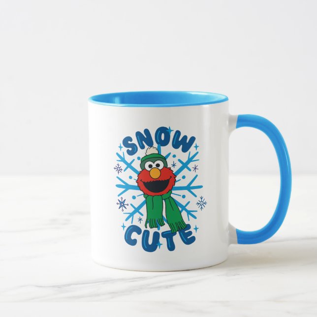 Elmo Snow Cute Mug (Right)