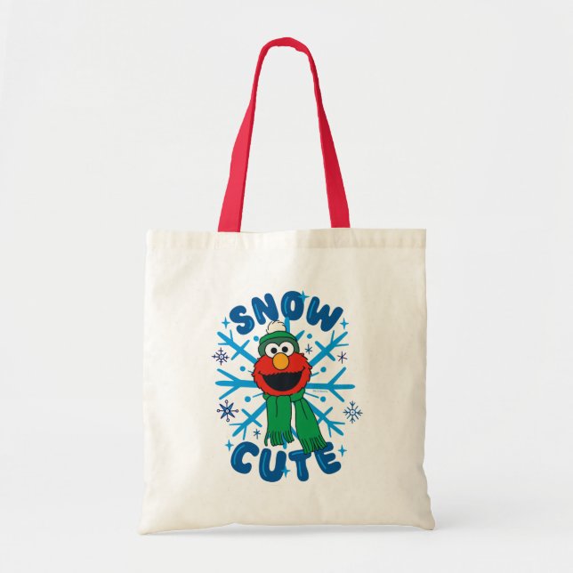 Elmo Snow Cute Tote Bag (Front)
