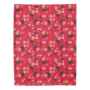 Elmo So Silly Star Pattern Duvet Cover