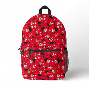 Elmo | So Silly Star Pattern Printed Backpack