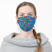 Elmo Sticker Pattern Adult Cloth Face Mask