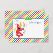 Elmo Striped Birthday Thank You Cards (Front/Back)
