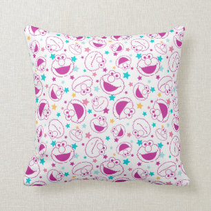 Elmo   Sweet & Cute Star Pattern Throw Pillow