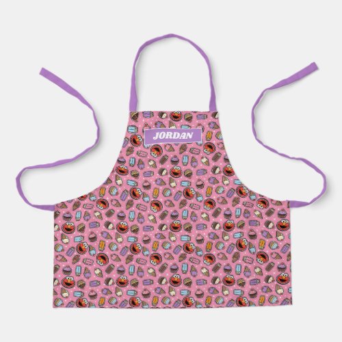 Elmo Sweet Treat Sticker Pattern Apron