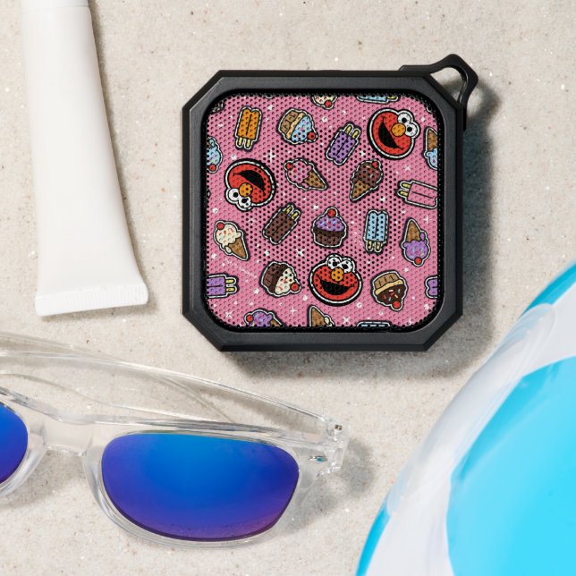 Elmo Sweet Treat Sticker Pattern Bluetooth Speaker (Insitu(Beach))