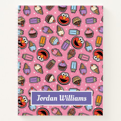 Elmo Sweet Treat Sticker Pattern Notebook