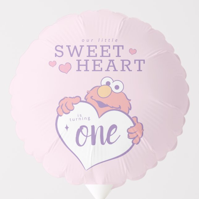 Elmo Sweetheart Birthday Balloon (Front)
