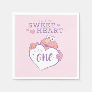Elmo Sweetheart Birthday Napkins