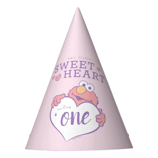 Elmo Sweetheart Birthday Party Hat (Front)