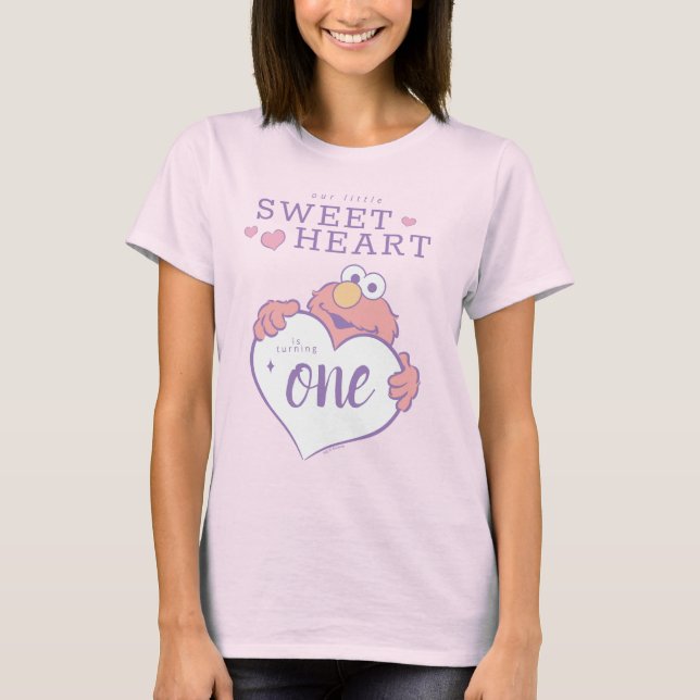 Elmo Sweetheart Birthday T-Shirt (Front)