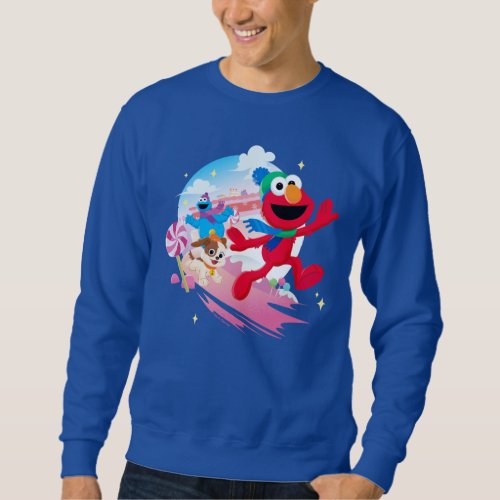 Elmo Tango  Cookie Monster  Best Christmas Ever Sweatshirt