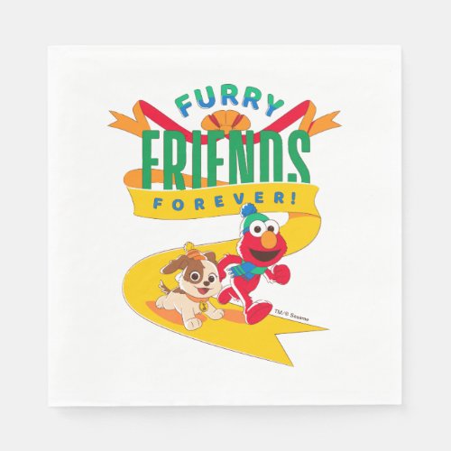 Elmo  Tango  Furry Friends Forever Napkins