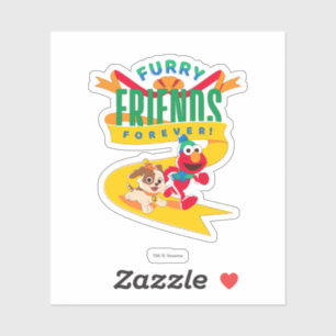 Elmo & Tango   Furry Friends Forever Sticker