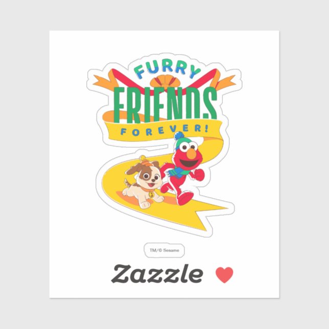 Elmo & Tango | Furry Friends Forever Sticker (Sheet)
