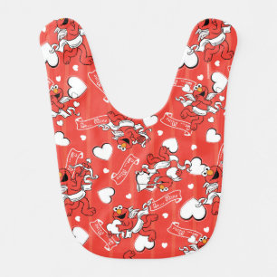 Elmo Valentine's Cupid Baby Bib