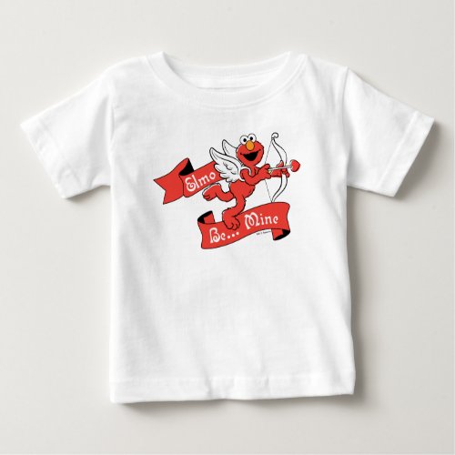 Elmo Valentines Cupid Baby T_Shirt