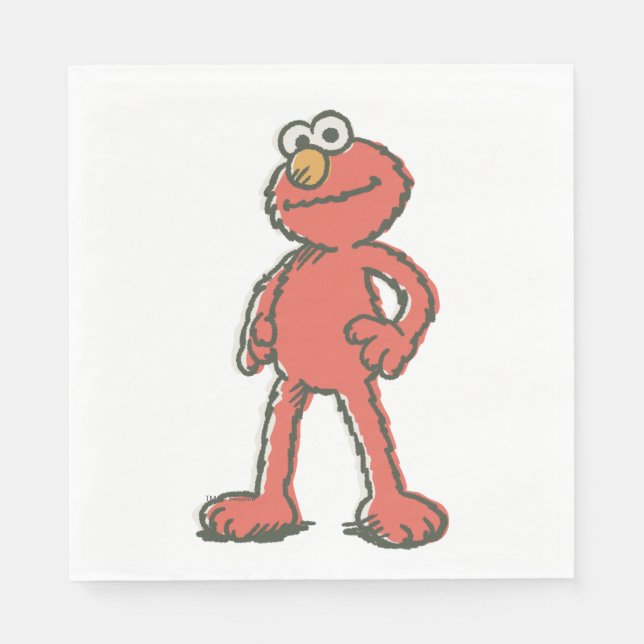 Elmo Vintage Paper Napkins (Front)