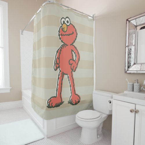 Elmo Vintage Shower Curtain