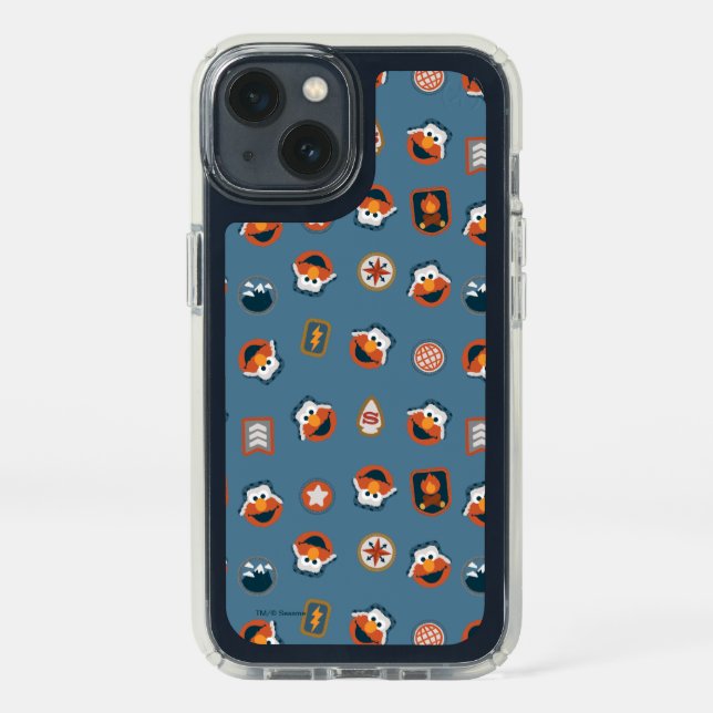 Elmo Woodland Explorer Pattern Speck iPhone 13 Case (Front)
