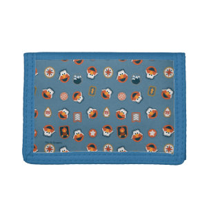 Elmo Woodland Explorer Pattern Trifold Wallet