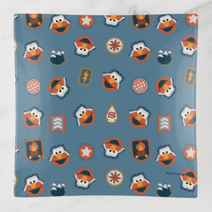 Elmo Woodland Explorer Pattern Trinket Tray