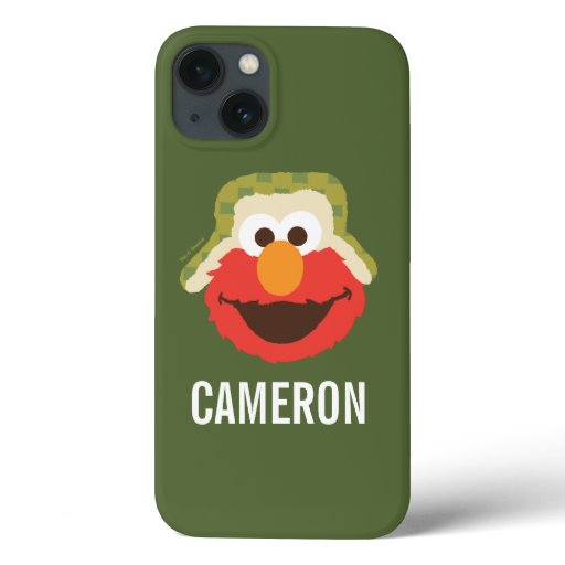 Elmo Woodland Face | Add Your Name iPhone 13 Case