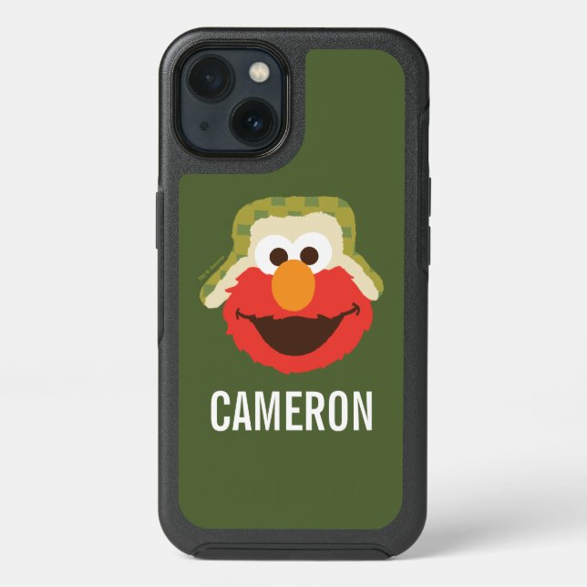 Elmo Woodland Face | Add Your Name Otterbox iPhone Case (Back)