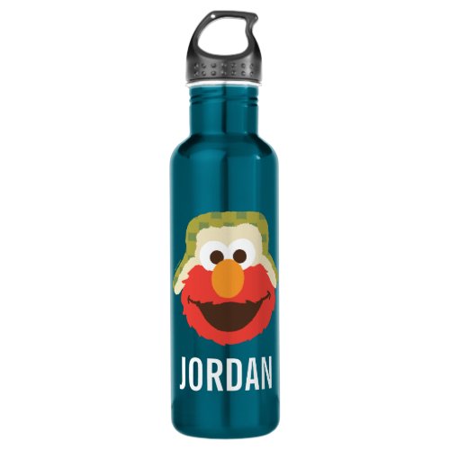 Elmo Woodland Face  Add Your Name Stainless Steel Water Bottle