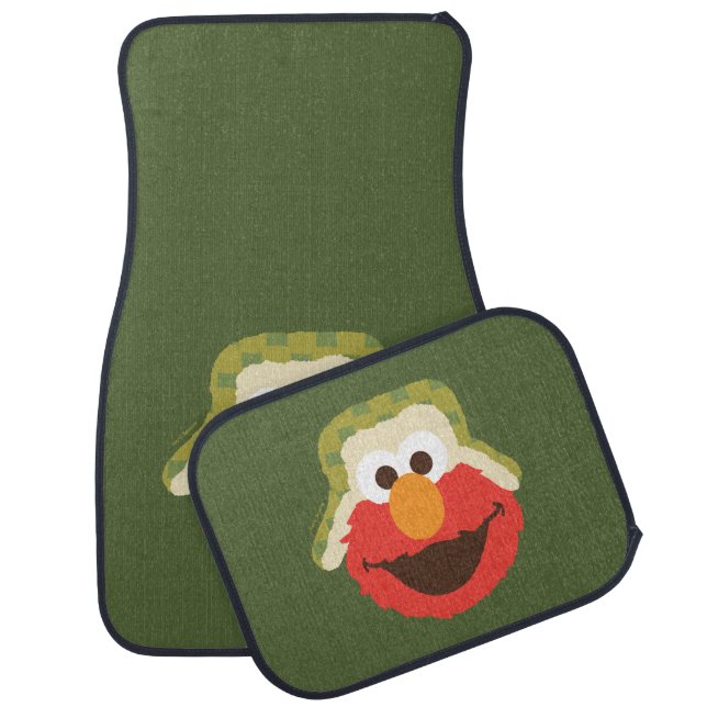Elmo Woodland Face Car Floor Mat (Set)