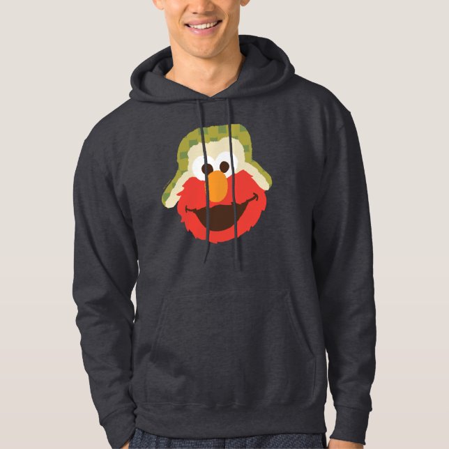 Elmo Woodland Face Hoodie (Front)