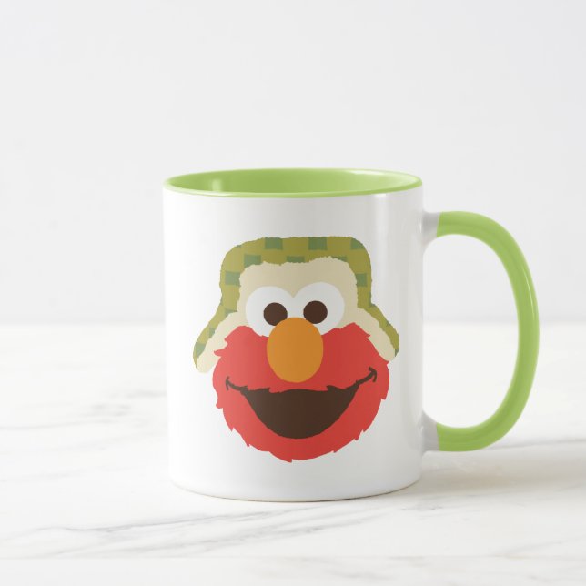 Elmo Woodland Face Mug (Right)