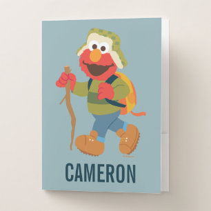 Elmo Woodland Hike Add Your Name Pocket Folder