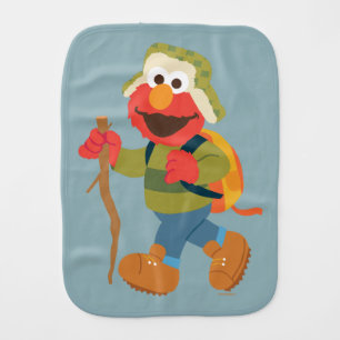 Elmo Woodland Hike Baby Burp Cloth