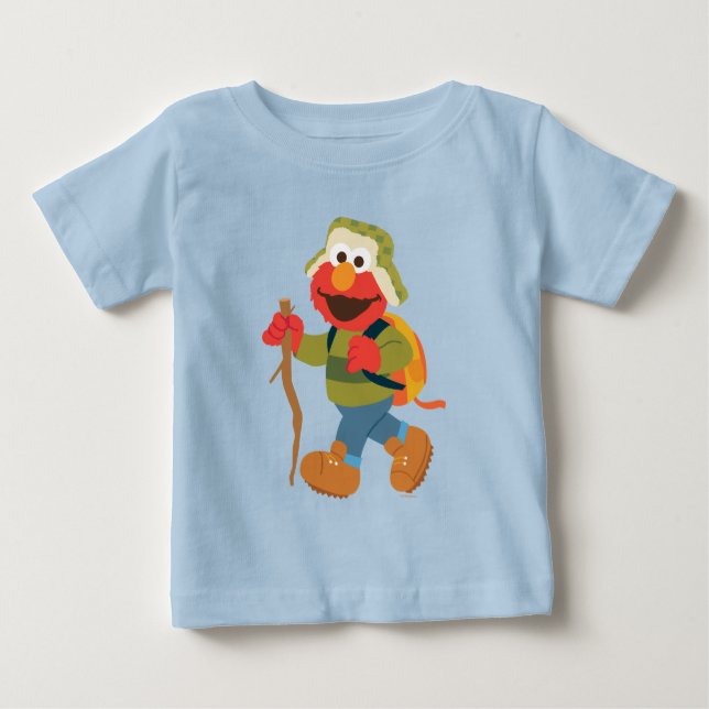 Elmo Woodland Hike Baby T-Shirt (Front)