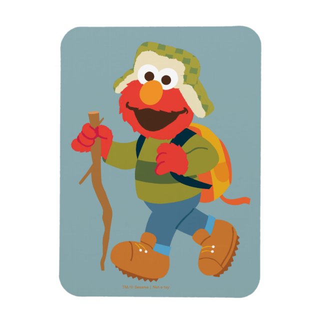 Elmo Woodland Hike Magnet (Vertical)