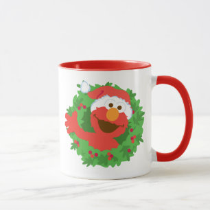 Elmo Wreath Mug