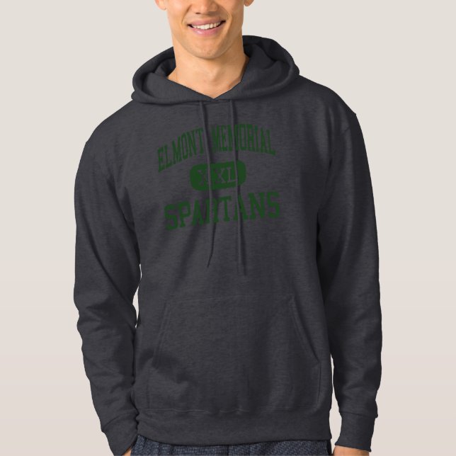 Elmont Memorial - Spartans - Junior - Elmont Hoodie (Front)