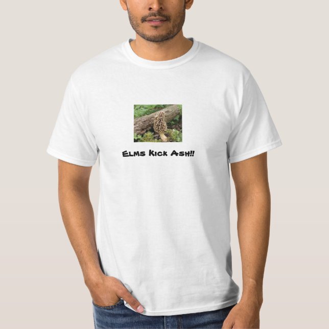 Elms Kick Ash!! Tee (Front)