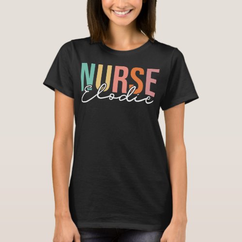 Elodie Medical Stethoscope Doctor Nurse Custom T_Shirt