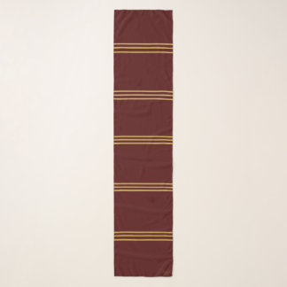Elohically World Bordeaux-Gold Tuch Schal Scarf