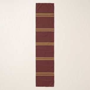 Elohically World Bordeaux-Gold Tuch Schal Scarf
