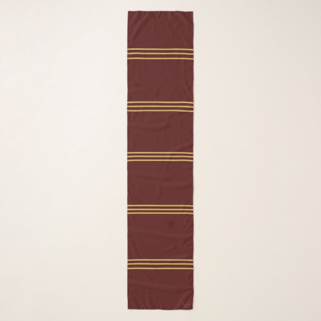 Elohically World Bordeaux-Gold Tuch Schal Scarf (Front)