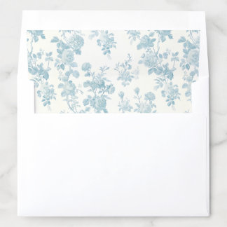 Eloise Floral, Powder Blue Envelope Liner