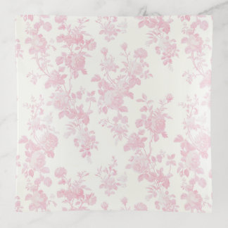 Eloise Floral, powder pink Trinket Tray