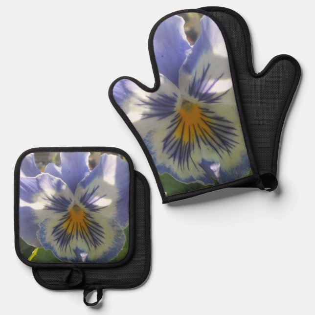 Eloise Oven Mitt & Pot Holder Set (Front/Back)