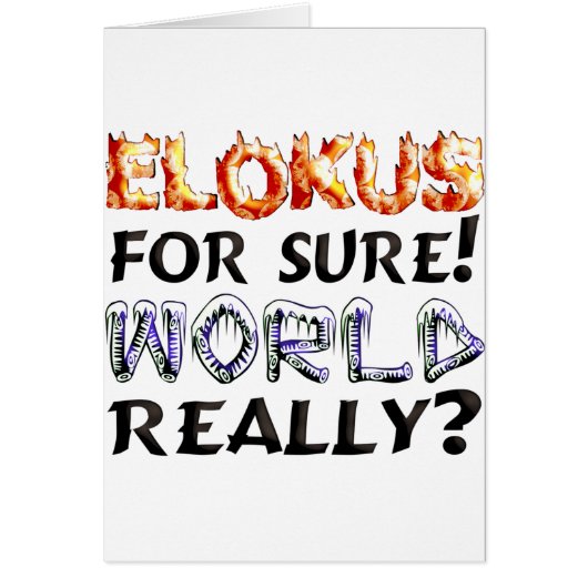 Elokut Cards (Front)